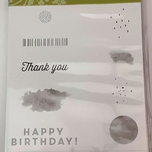 Eclectic Expressions Clear-mount Rubber Stamp Set retired from Stampin Up