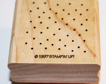 Dots Background Rubber Stamp from Stampin Up
