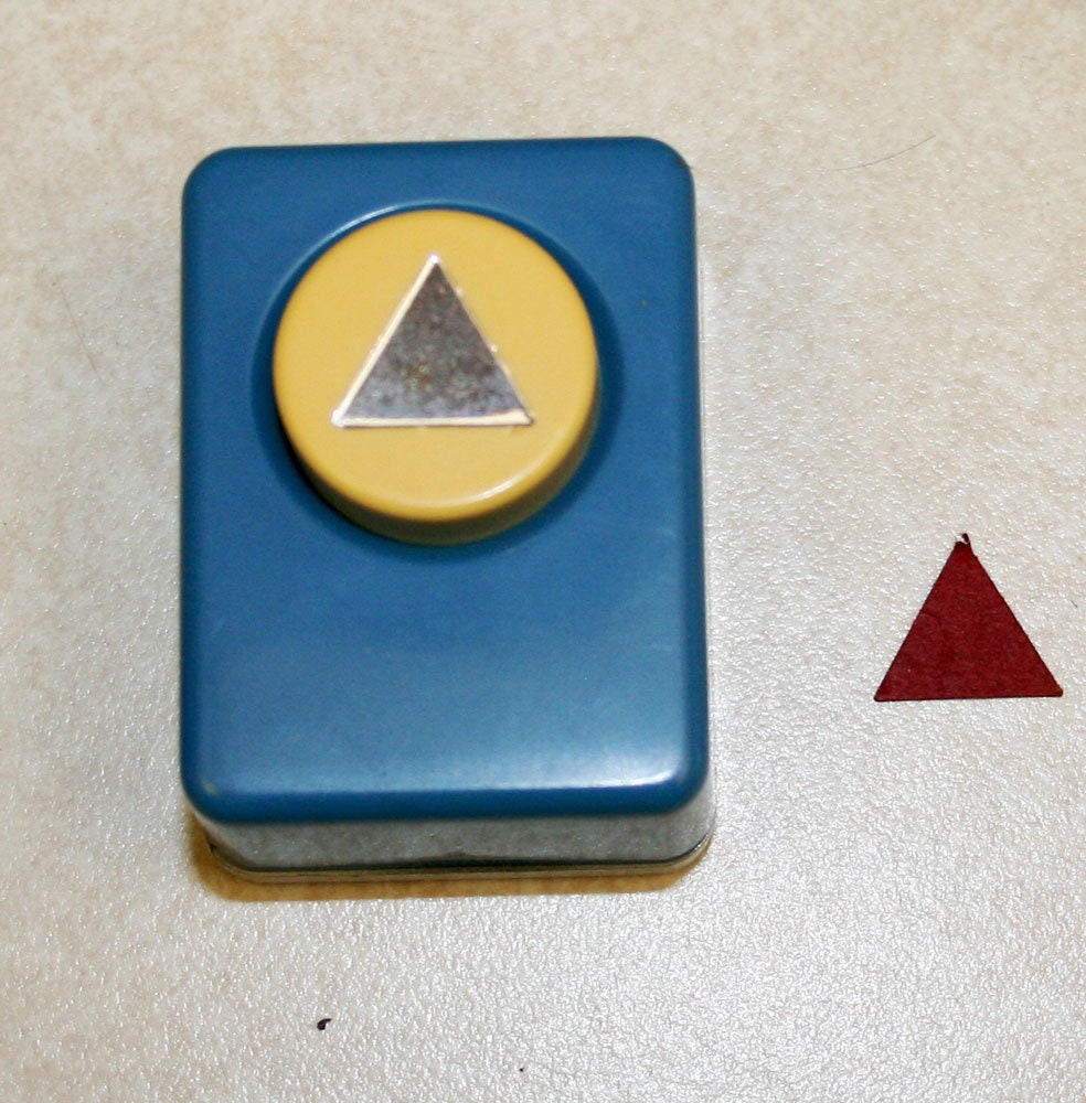 Small Triangle Paper Punch Etsy UK