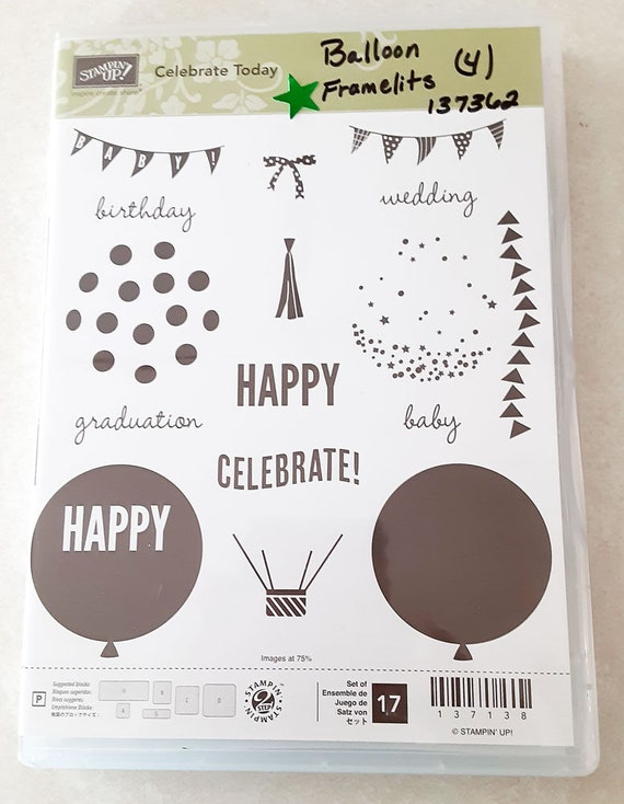 スタンピンアップ　Stampin'up Celebrate Today セット Celebrate Today Photopolymer Clear Mount Rubber Stamp Set and