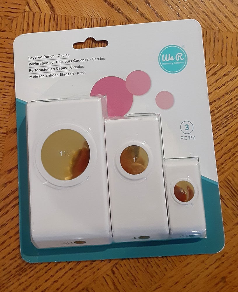 Circles Layered Paper Punch Set From We R Memory Keepers - Etsy