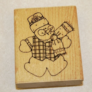 Joyful Snowman Rubber Stamp from D.O.T.S.