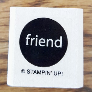 Le tampon Cercle d'un ami n'est plus chez Stampin Up