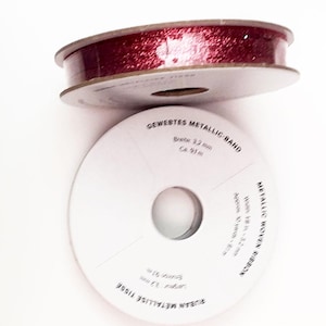 Sweet Sorbet Metallic Woven Ribbon retired from Stampin Up