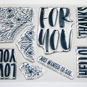 For You Clear Rubber Stamp Set from Stampin Up Paper Pumpkin