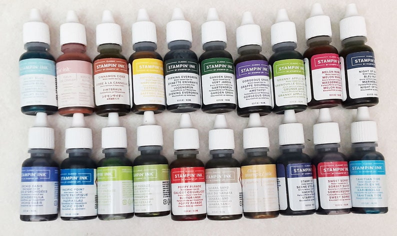 Basic Stamp Ink Classic Stampin Ink Refill From Stampin Up - Etsy