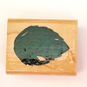 Rose Leaf Rubber Stamp from JRL Design Co