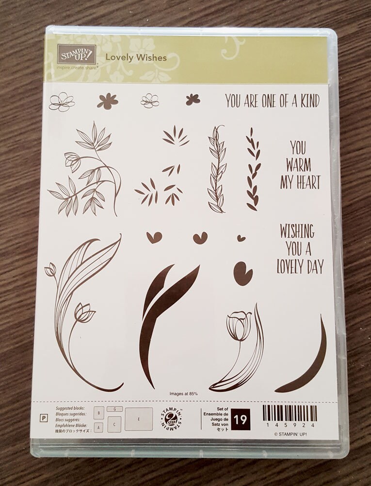 Lovely Wishes Photopolymer Rubber Stamp Set Retired From Stampin Up - Etsy