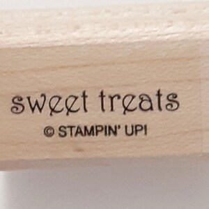 Sweet Treats Rubber Stamp stopte met Stampin Up