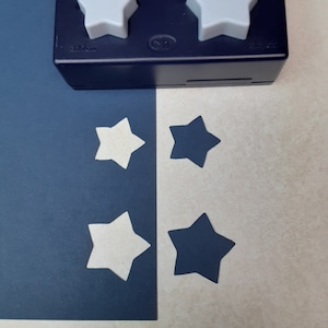 Double Small Stars Paper Punches From Creative Memories 