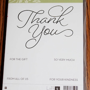 Conjunto de sellos de goma So Very Much retirado de Stampin Up