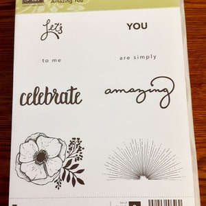 Amazing You Rubber Stamp Set retiré de Stampin Up