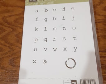 Rough Type Clear Mount Rubber Stamp Set from Stampin Up