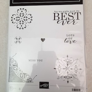All Adorned Photopolymer Clear-mount Rubber Stamp Set retired from Stampin Up