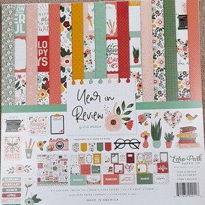 12 x 12 Inch Year In Review Collection Kit from Bella Carta Paper Co.