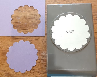 Small Tag #2 Whale Tail Style Paper Shapers Paper Punch retired from  Stampin Up