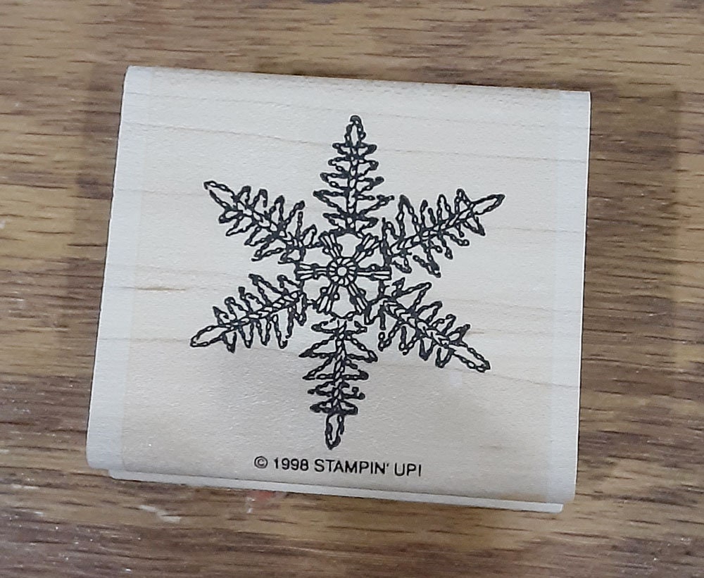 Snowflake Rubber Stamp Set, Journal Stamps, Tim Holtz Handrawn