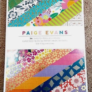 American Crafts Single-Sided Paper Pad 12"X12" 48/Pkg-Paige