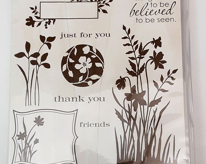 Just Believe Clear Mount Rubber Stamp Set Retired From Stampin Up - Etsy