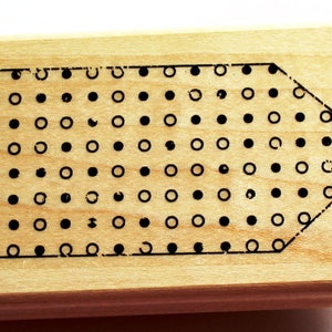 Polka Dot Tag Rubber Stamp retired from Stampin Up!