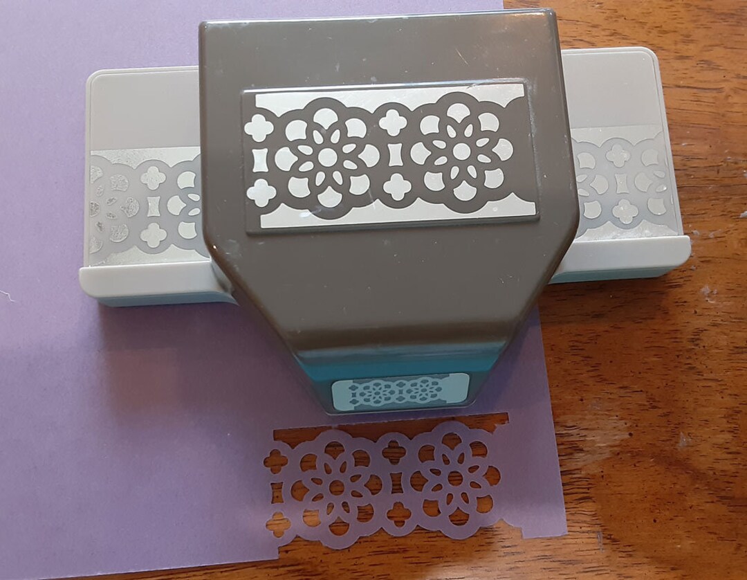 Lace Ribbon Border Paper Punch Retired From Stampin Up - Etsy