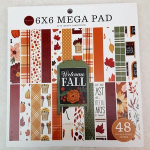 Bloc de papier MEGA design Welcome Fall de 6 x 15 cm (6 x 15 cm) de Carta Bella Paper Co