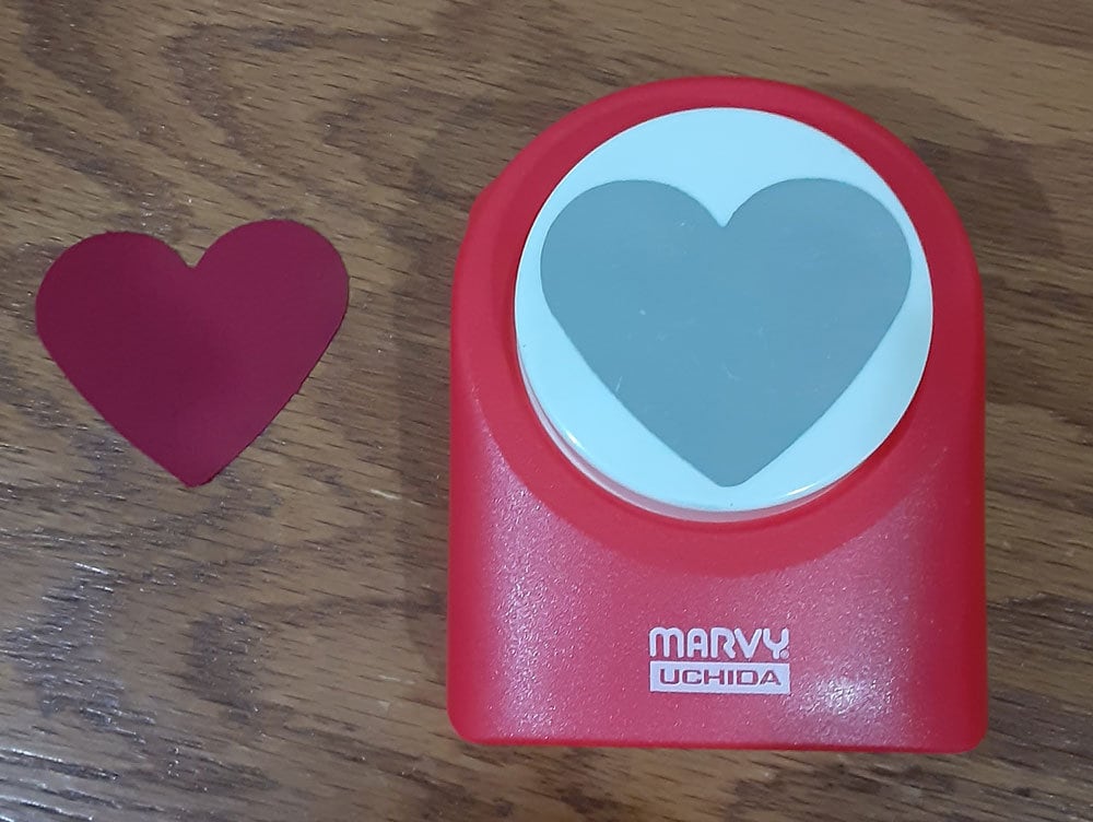3 PCS (1.5,1,5/8) Heart Shape Craft Punch Scrapbook Paper Cutter Eva  Foam Hole Punches Valentines Gift Set 