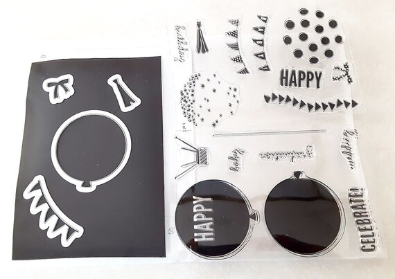 Celebrate Today Photopolymer Clear Mount Rubber Stamp Set and Celebrate Today Photopolymer Clear Mount Rubber Stamp Set and