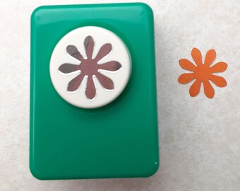 EK Herramientas Punch Borde Floral Para Scrapbooking – Perforadora De Papel Grande – Cierra Para Almacenar – Diseño Flor