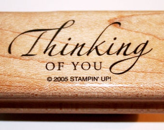 Thinking of You Rubber Stamp from Stampin Up