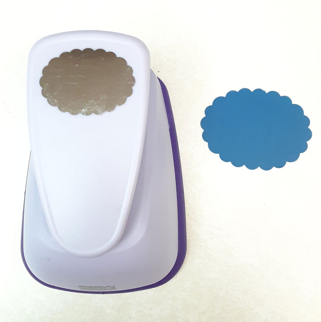 Extra Large Scalloped Oval Paper Punch From Marvy Uchida Etsy