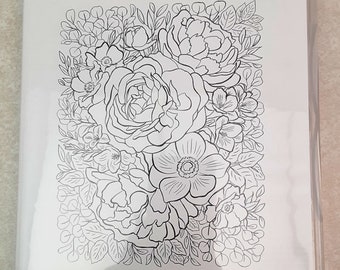 Large Breathtaking Bouquet Clear Mount Rubber Stamp retired from Stampin Up