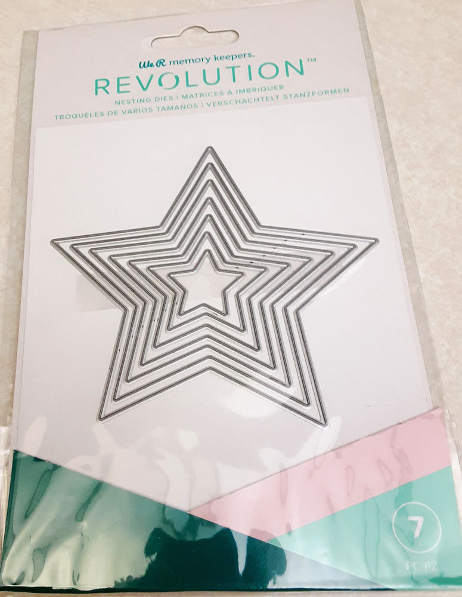 Stars Nesting Revolution Frame Dies Retired From We R Memory Keepers - Etsy