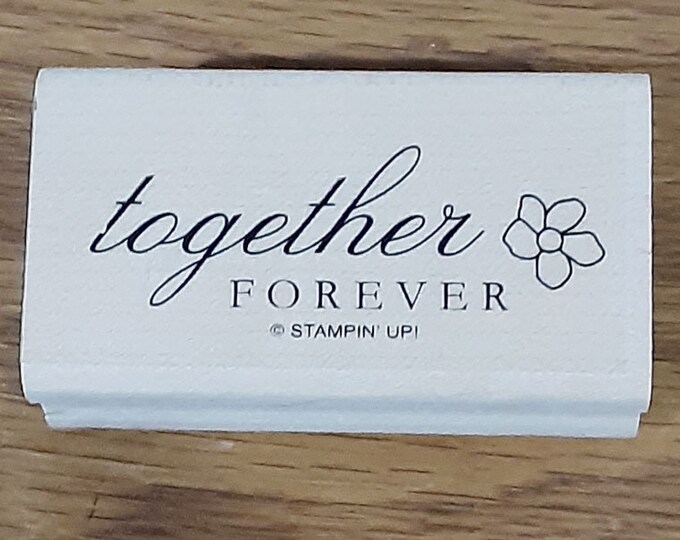 Together Forever Rubber Stamp Retired From Stampin Up - Etsy