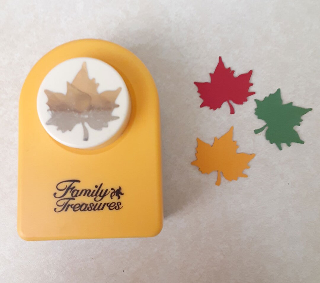 Medium 3/4 Inch Maple Leaf Paper Punch Etsy