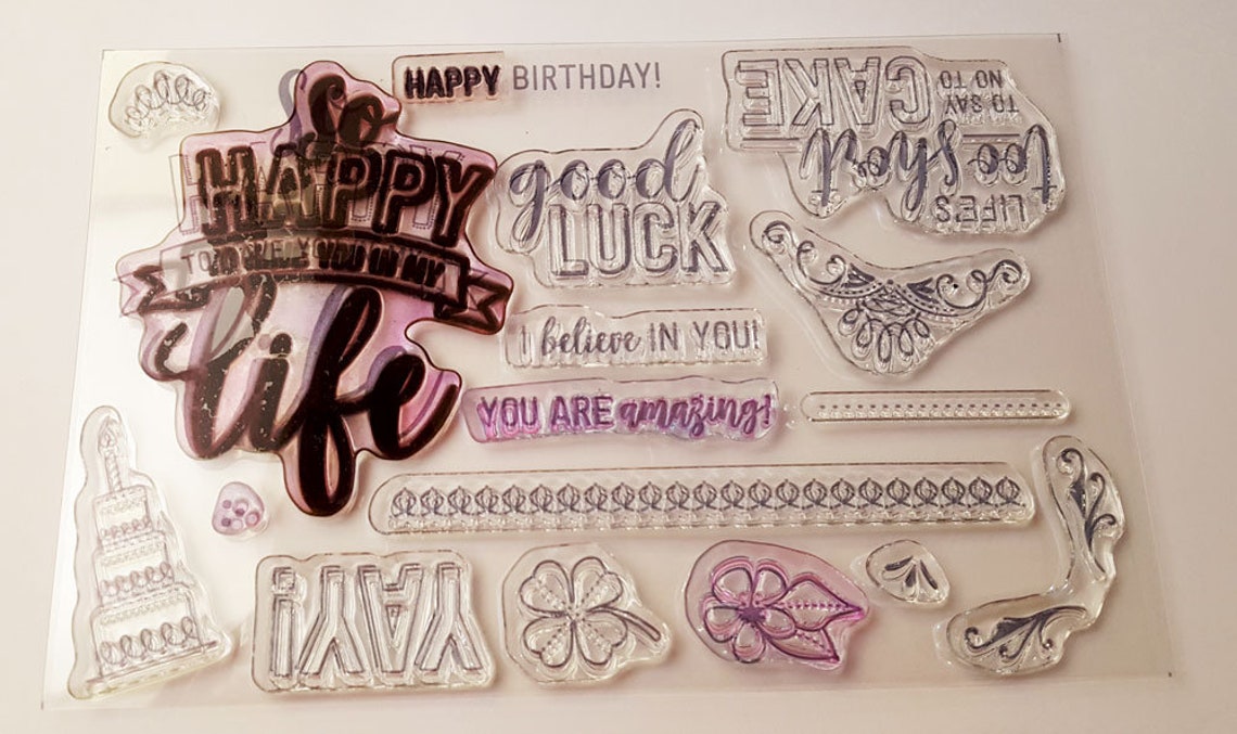 Amazing Life Photopolymer Rubber Stamp Set Retired From Stampin Up - Etsy
