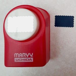 Small Scalloped Rectangle Paper Punch from Marvy Uchida