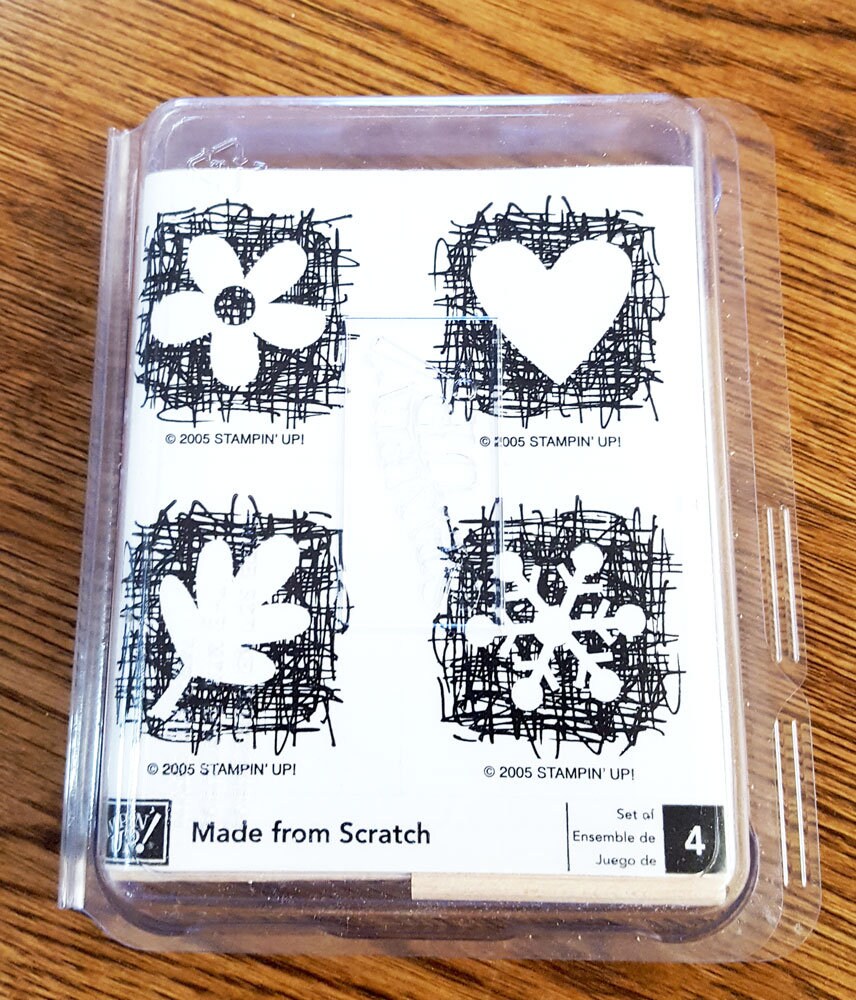 メイド・フロム・スクラッチ・ラバースタンプセットがスタンピンアップ