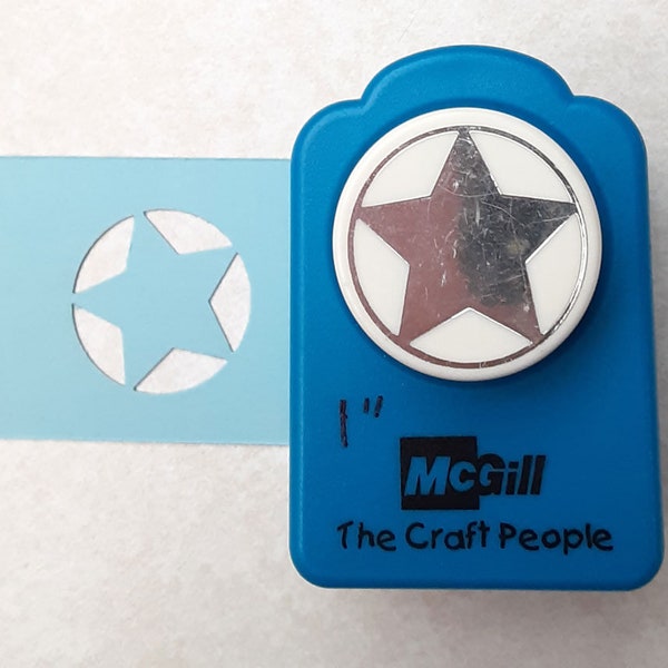 Medium Star in a Circle Paper Punch from McGill