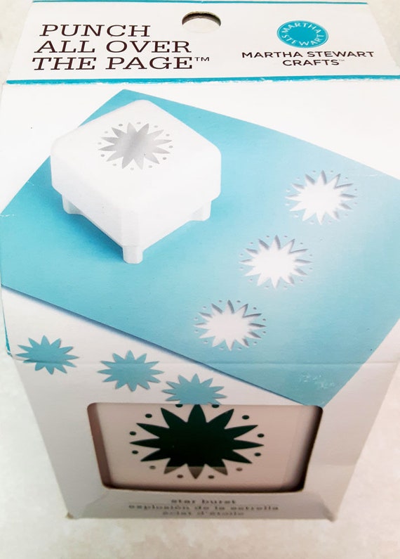 Large Punch All Over the Page Star Burst Paper Punch From