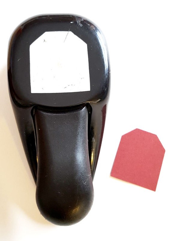 Small Tag #2 Whale Tail Style Paper Shapers Paper Punch retired from  Stampin Up