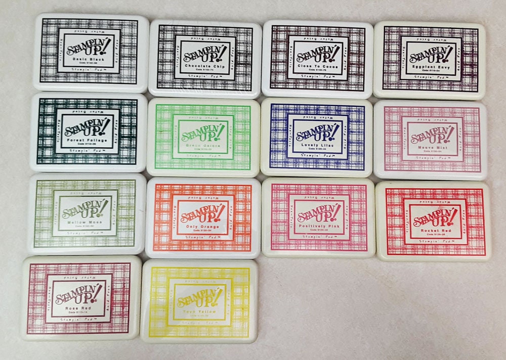 スタンピンアップ　インクパッド　26種 スタンピンアップのフルサイズスタンプパッド - Etsy 日本