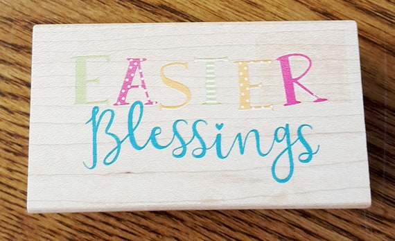 Clear Stamp for Making Easter Blessings Personalising Cards