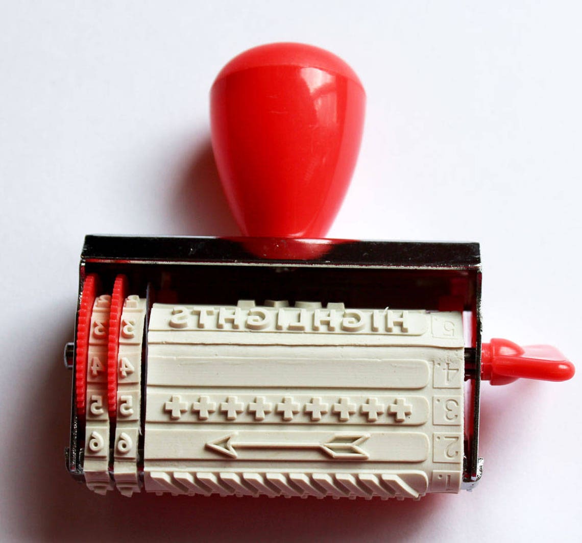 24 Stamp Rotary Rubber Stamp Retired From Stampin up Paper Etsy