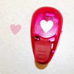 Small Heart Thumb Paper Punch