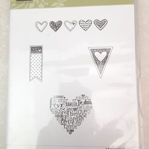 Language of Love Clear Mount Rubber Stamp Set retired from Stampin Up