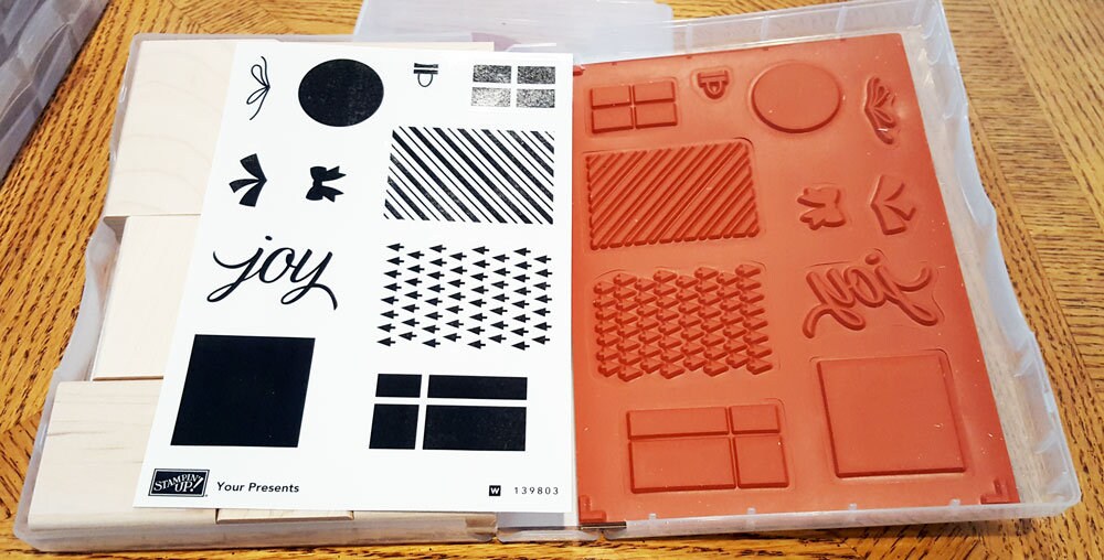 Your Presents Rubber Stamp Set Retired From Stampin Up - Etsy