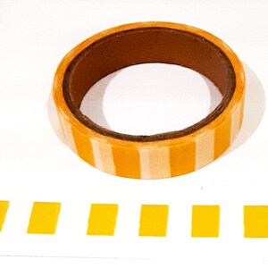 Vellum and Yellow Stripe Washi Tape retired from Heidi Swapp American Crafts