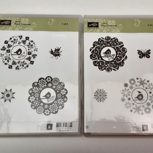 Four Seasons Clear-mount Rubber Stamp Set retired from Stampin Up