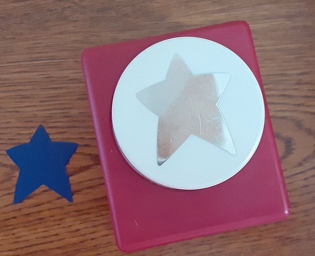 Medium Primitive Star Paper Punch From Mcgill Craftivity Etsy
